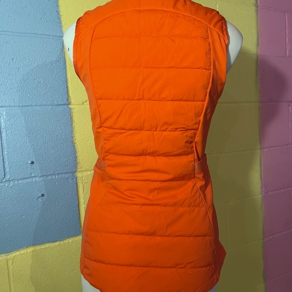 Lululemon Down For It All Vest Atomic Orange - Picture 2 of 7